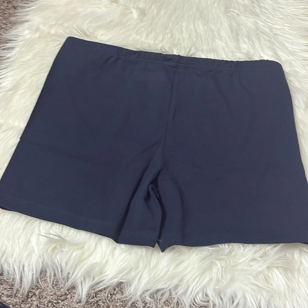 NEW In Packaging Lands End Youth XL Plus 14-16 Classic Navy Blue Cotton Shorts
